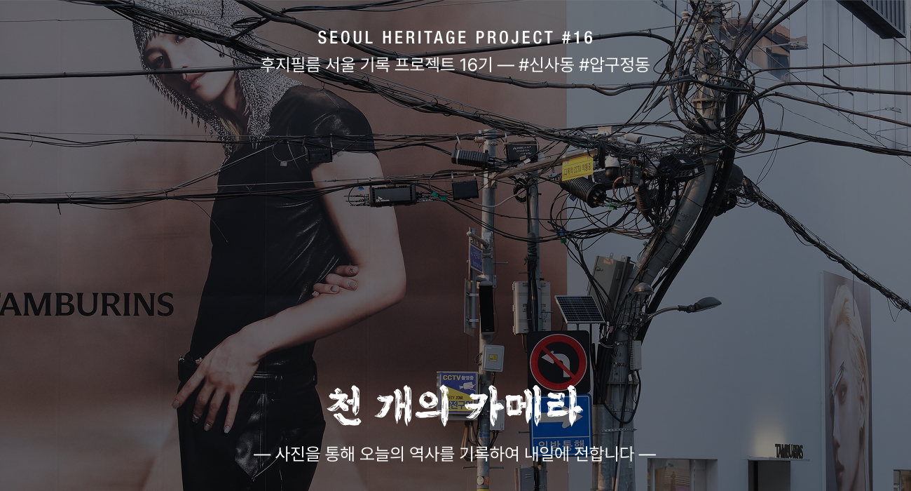 16기 서울기록프로젝트 — 천 개의 카메라 · 신사동 · 압구정동